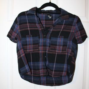 Plaid Forever 21 Crop Top